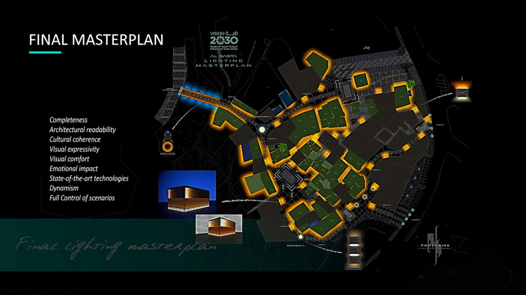 Al Basta District, Abha: lighting masterplan by Photonika