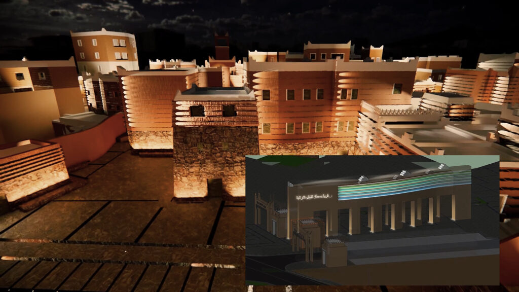 Al Basta District, Abha: lighting masterplan by Photonika