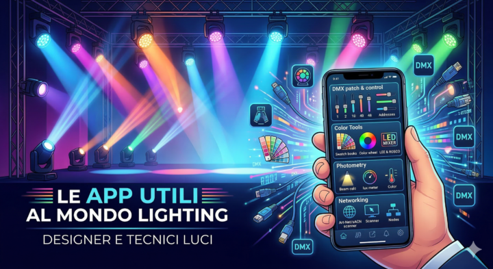 App per Lighting Designer e Tecnici Luci