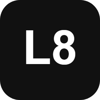 L8 (formerly LightConverse) logo