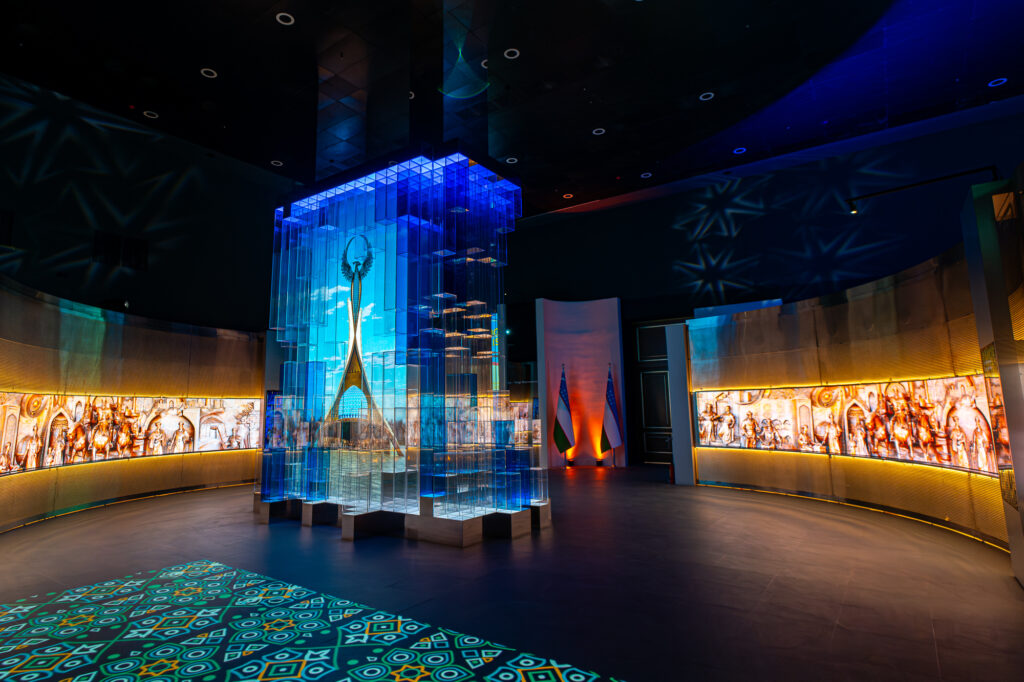 Center of Islamic Civilization, Tashkent: exhibition lighting design by Photonika