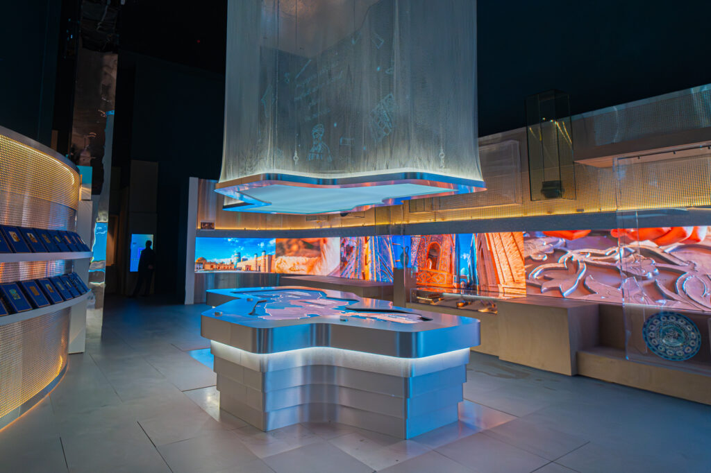 Center of Islamic Civilization, Tashkent: exhibition lighting design by Photonika