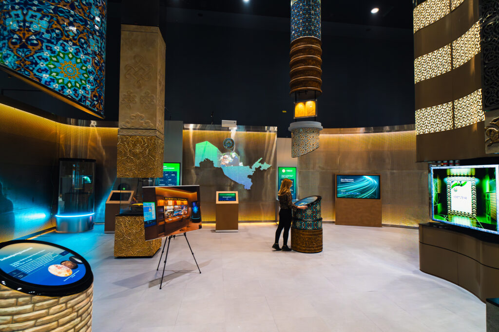 Center of Islamic Civilization, Tashkent: exhibition lighting design by Photonika