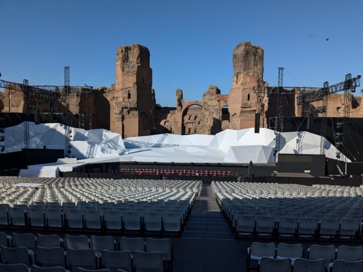 ROXX Maxx a Caracalla. Le luci di Alessandro Carletti