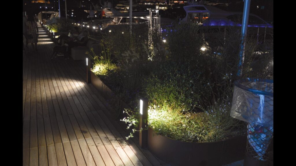 Waterfront Costa Smeralda, Porto Cervo: lighting by Photonika